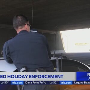 Heightened holiday enforcement