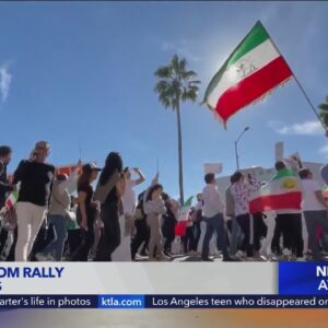 Iran freedom rally takes over streets of Beverly Hills