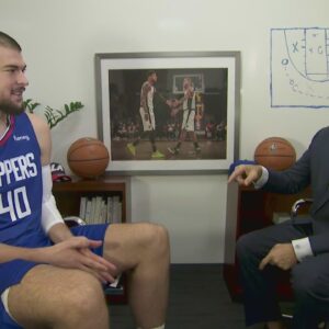 Los Angeles Clippers' Ivica Zubac sits down with KTLA