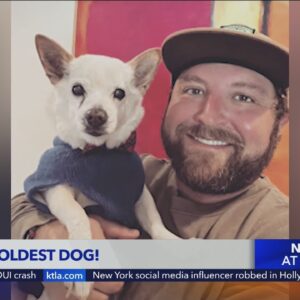 Los Angeles dog named 'World's Oldest' by Guinness World Records