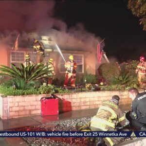 Man in critical condition, dogs injured after Fullerton house fire