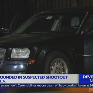 Man wounded in suspected shootout in downtown Los Angeles