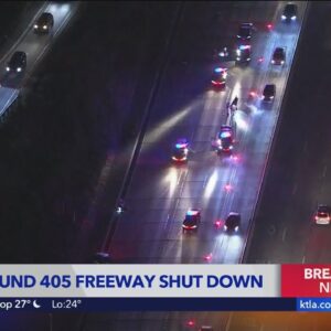 Multi-vehicle crash shuts down 405 Freeway at Burbank