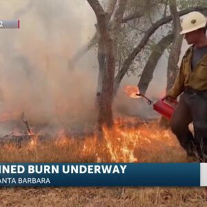 Santa Barbara County Fire performs five-day hazard reduction burn off San Marcos Pass highway