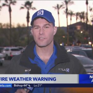 'Red Flag Warning' issued for Los Angeles region