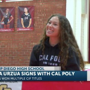 Siena Urzua signs with Cal Poly Soccer