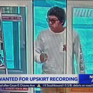 Suspect wanted in O.C. upskirt recording