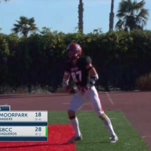 SBCC Football wins first conference title since 1991 as they hold off Moorpark