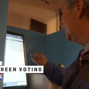Touch screen voting was an option in Tuesday's election