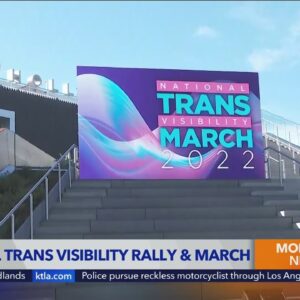 Trans Visibility March held in West Hollywood
