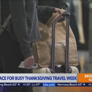 Travel ramping up for Thanksgiving