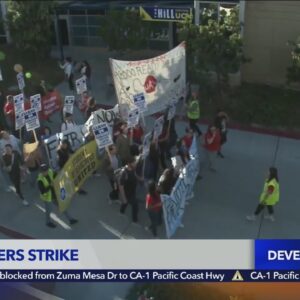 UC workers strike