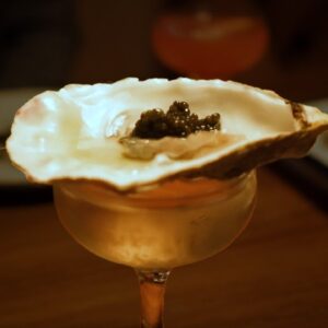 Where you can order this oyster and caviar martini
