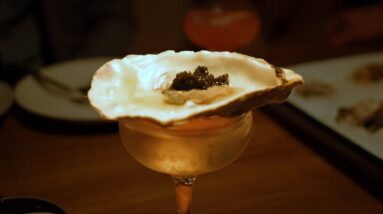 Where you can order this oyster and caviar martini
