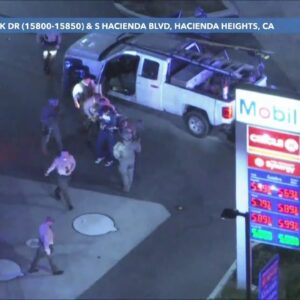 Wild police chase ends in crash, shots fired in Hacienda Heights