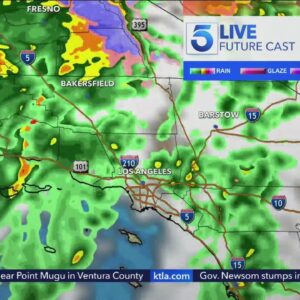Winter storm watch in Southern California