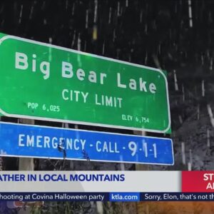 Winter weather hits local mountains