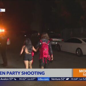 Woman shot in back at Hollywood Hills Halloween party