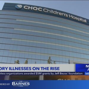 Orange County hospital sees troubling spike in children with respiratory illnesses
