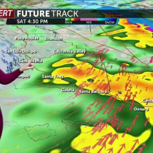 A slight chance of showers lingers Friday, but stormy weather will take over on New Year’s ...