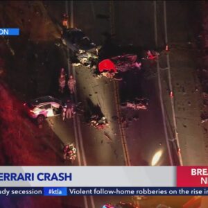 1 dead after multi-vehicle crash involving Ferrari in Orange County