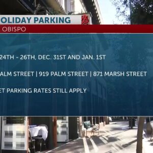 12 Days of free parking in downtown SLO
