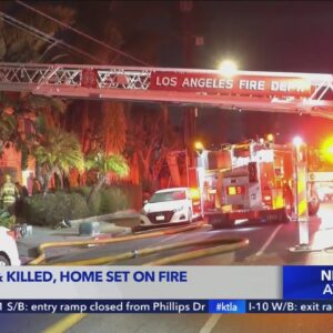 4 men kick down door of Valley Glen apartment, fatally shoot man and set home on fire, police say
