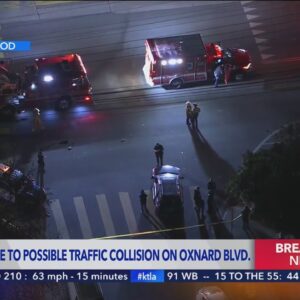 Multiple children transported to hospital after being struck by vehicle in North Hollywood