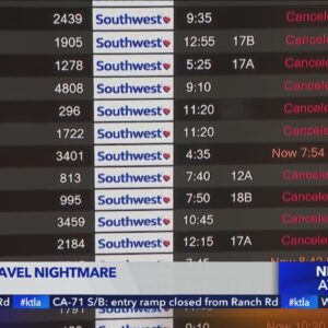 Southwest Airlines apparently cancels all departing Southern California flights until Dec. 31