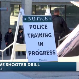 Cal Poly hosts active shooter drills for local agencies