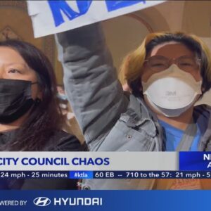 Chaos at L.A. City Council