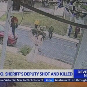 Video shows the moment residents discovered a Riverside County deputy was shot and killed