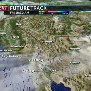 First of two storm systems will arrive Thursday