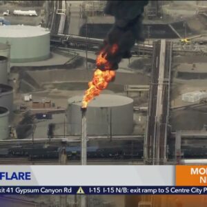 Flaring event spotted at Chevron refinery in El Segundo