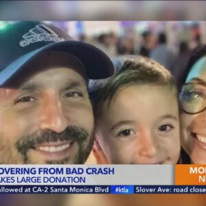 Chrissy Teigen donates $10k for family recovering from devastating crash