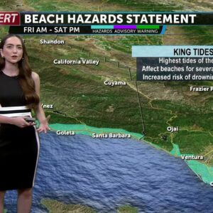 King Tides and above average temperatures