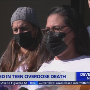LAUSD sued in teen overdose death