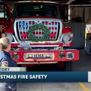 Local fire crews offer Holiday safety tips to the community