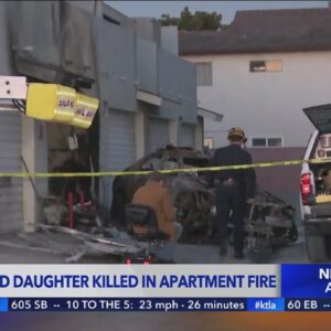 Mother, daughter dead after apartment fire in Downey