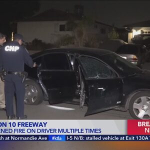 Motorist shot at while traveling on 10 Freeway in Montclair