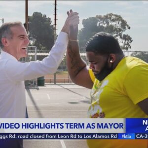 Outgoing Mayor Garcetti says farewell to Los Angeles