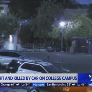 Pedestrian hit and killed by driver on college campus
