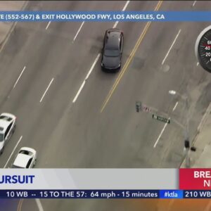 Police search for driver who led them on pursuit