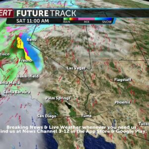 Rain, cool temperatures, and wind ahead