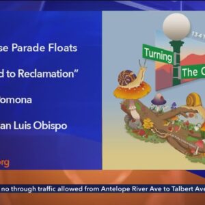 Rose Parade Float Preview : Cal Poly