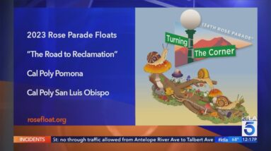 Rose Parade Float Preview : Cal Poly