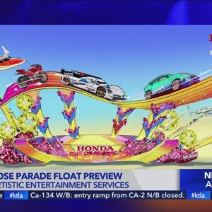 Rose Parade Float Preview - Honda