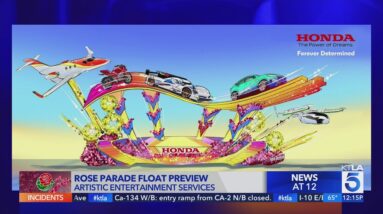 Rose Parade Float Preview - Honda