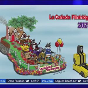 Rose Parade Float Preview - La Canada Flintridge