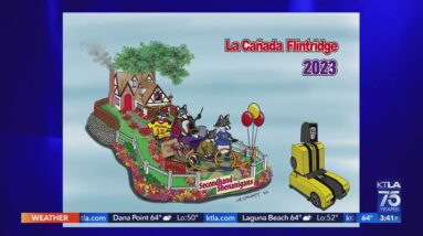 Rose Parade Float Preview - La Canada Flintridge